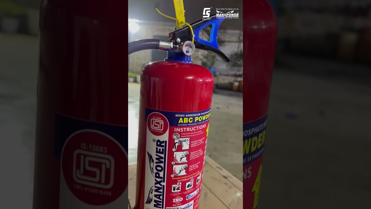 Protect What Matters Most with Manx Power’s ABC-Type Fire Extinguishers!  