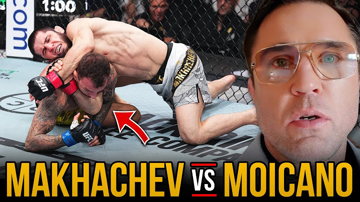Islam Makhachev HAD to Finish Moicano in Round 1