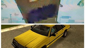 GTA VCS taxi stunts with cheat device remastered 3