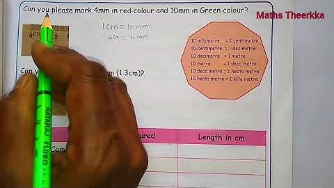 5th std term 1 maths book activity question | Unit 4 | Measurements