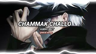 Chammak Challo『edit audio』#audioedit #editaudio #raone #insidemusic Resimi