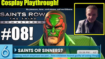 Killbane Gives A TV Interview-  Saints Row The Third Remastered Part 8