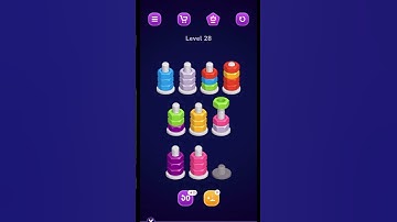 Nut Sort Level 28 #gameplay #shortvideo #viralvideo #youtubeshorts