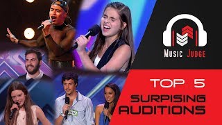 Surprising audition - Top 5 - X Factor, AGT - Music Judge