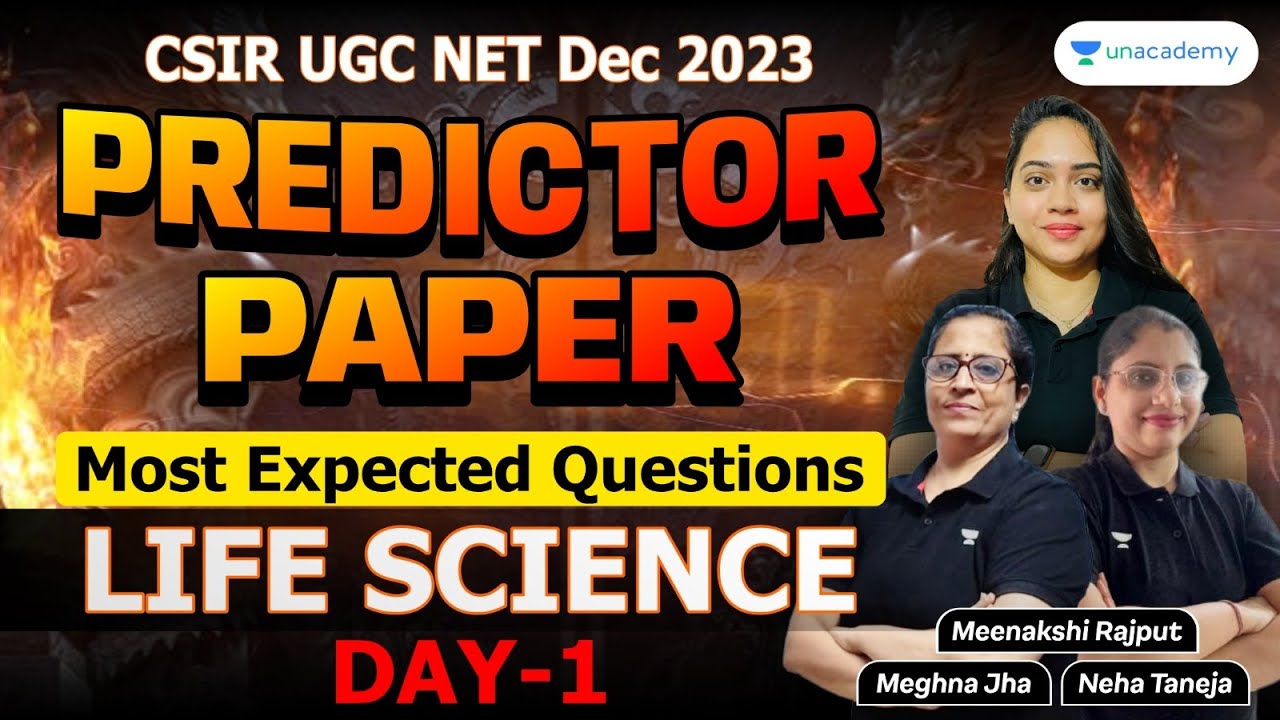 CSIR NET Life Science | Most Expected Questions of CSIR NET Dec 2023 ...