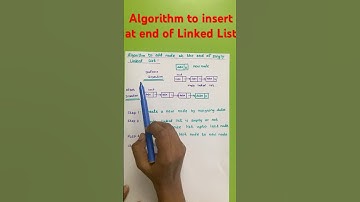 Insert node at end of linked list |  #singlylinkedlist #linkedlist #insertion