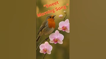 “Beautiful Robin Singing   Relaxing Bird Sounds in Nature ” #shorts #robin singing #bird sounds