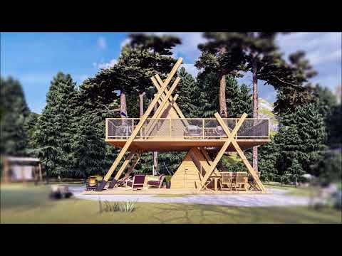 A1-Glamping A-Frame Pod