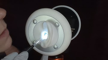 ASMR - Long Intense Ear Cleaning Close Up - Gloves, Picking, Otoscope - Soft Spoken