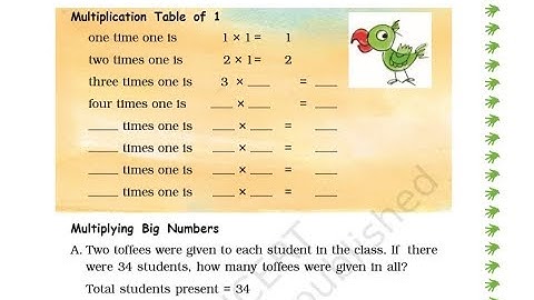 Chapter 9 How Many Times Part 2 |  Grade 3 Mathematics | NCERT | CBSE