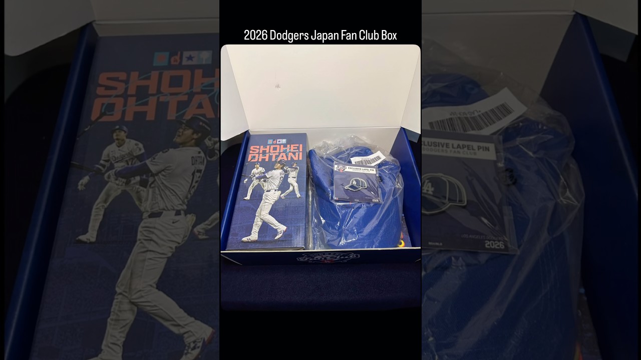La Dodgers 2026 Japan Fam Club Bobblehead box set #bobblehead
