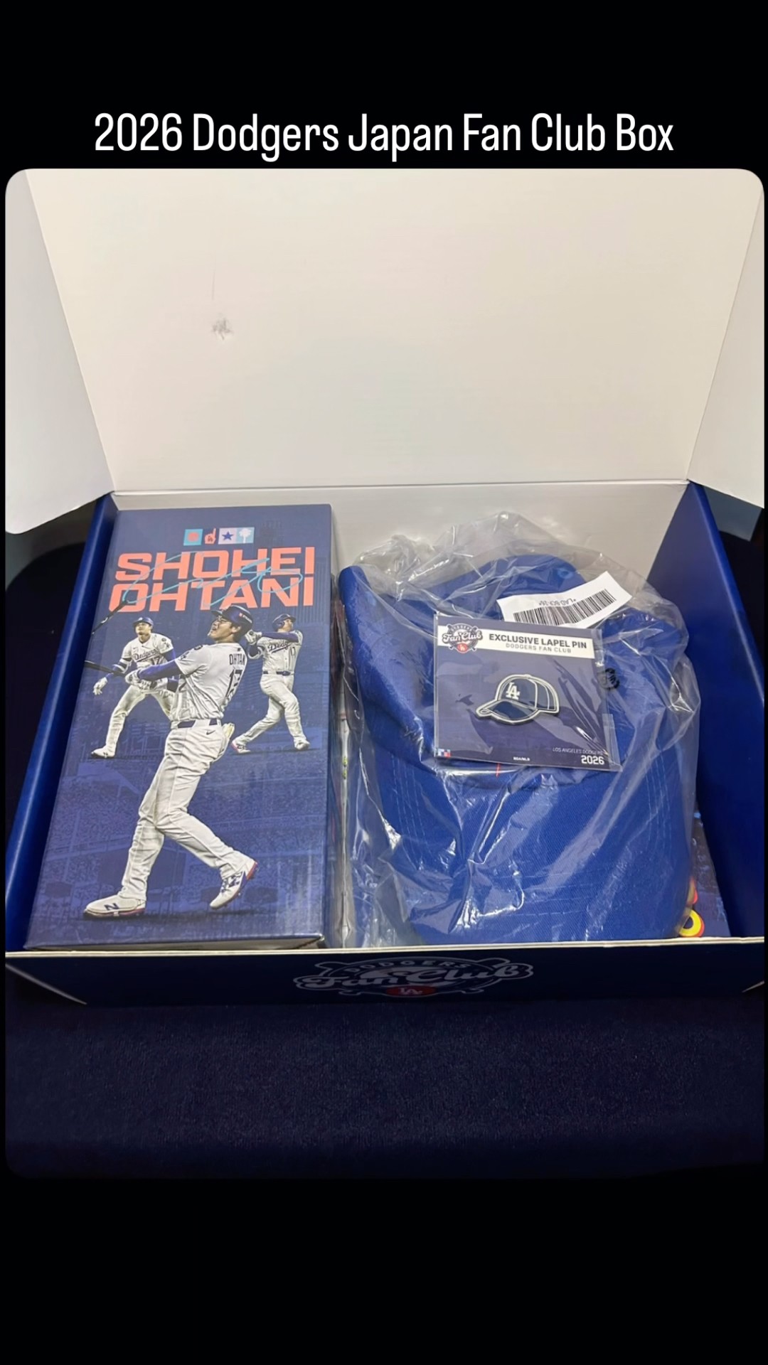 La Dodgers 2026 Japan Fam Club Bobblehead box set #bobblehead