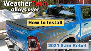 2021 Ram Rebel - WeatherTech AlloyCover Tonneau Install