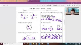 Week 6 1st and 2nd Grade Math by Jamie Hewett 6 views 3 years ago 16 minutes