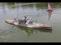 HMS Warspite 1/72 scale - Underway (+2 collisions) (part 4 of 6)