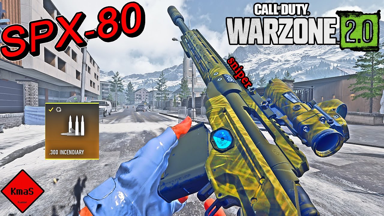 Sniper *SPX-80*.300 INCENDIARY on Vondel | WARZONE 2.0 - YouTube