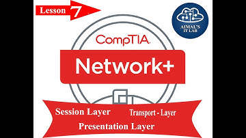 Network plus Lesson 7 : Session, Presentation and Application Layers