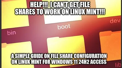 Linux Mint to Windows 11 Easy File Share Setup