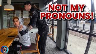 Misgendered Trespasser Ignores No Nonsense Cops... Instant Regret