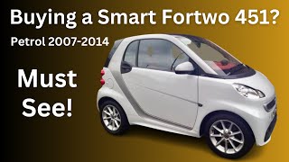 Smart Fortwo 451 - Buyer's Guide - Pure, Pulse & Passion Models 2007-2014