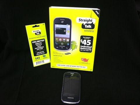 Straight Talk Samsung Galaxy Centura SCH S738C VERIZON COVERAGE prepaid cell phone review