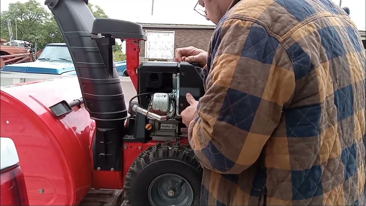 like new snowblower, won't start. can I fix it? - YouTube