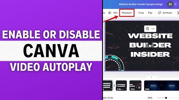 How To Enable or Disable Autoplay Video on Canva | Canva Tutorial