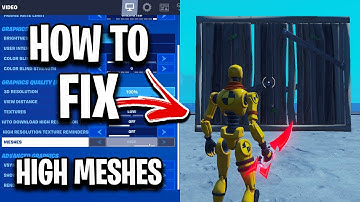 How To Fix Performance Mode! (High Meshes Not Working)