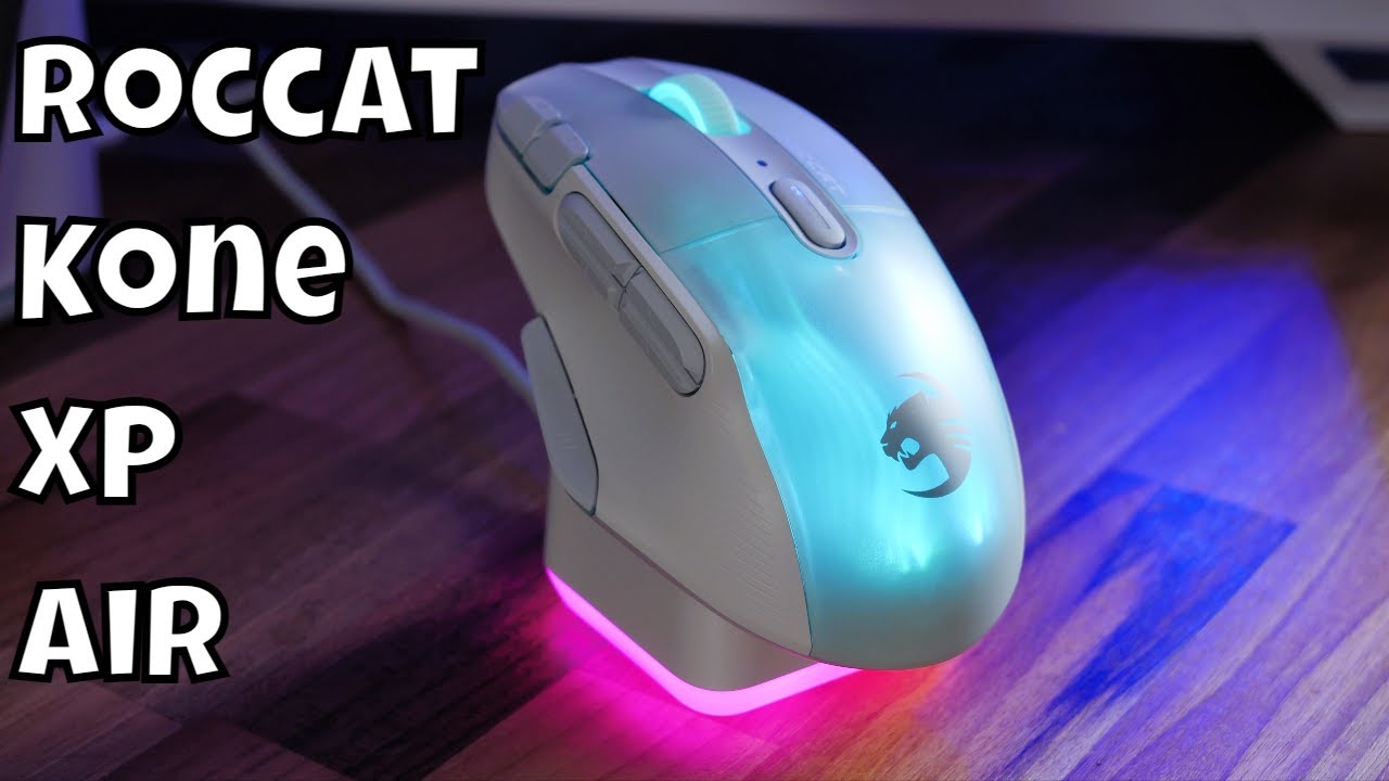 Roccat Kone XP Air Review - A fantastic wireless mouse with awesome  features. 