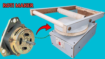 How to Make Roti Maker at Home/Chapati Puri Maker from Washing machine motor ||