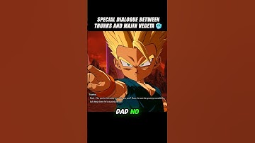 Special Dialogue Between Majin Vegeta And Trunks 🤯 #crashout #majinvegeta #sparkingzero #dbz