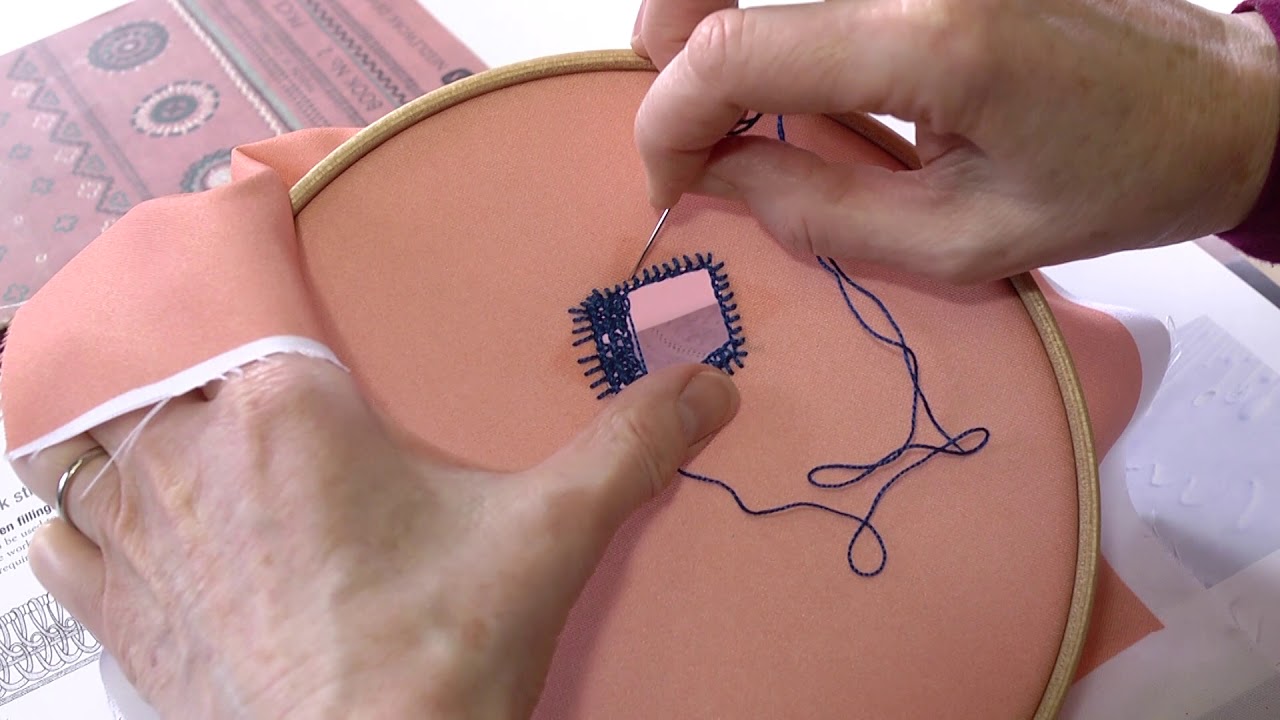 Needle lace filling stitch YouTube