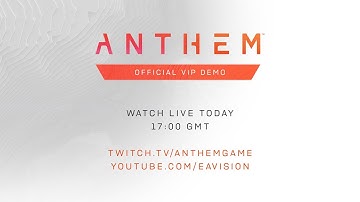 Live from London - Official Anthem VIP Demo Launch Stream