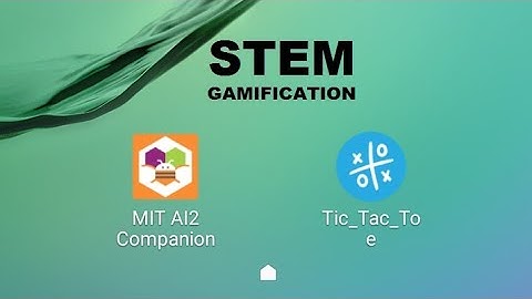 Bluetooth Tic-Tac-Toe game in MIT App Inventor