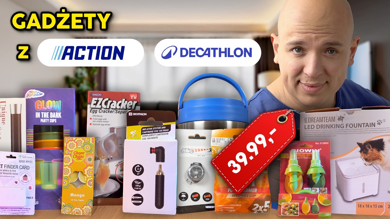 Testujemy VIRALOWE gadżety z ACTION, DECATHLON...
