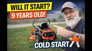 Will It Start? 9-Year-Old Ariens Ikon 52 Cold Start (Kawasaki FR691V)