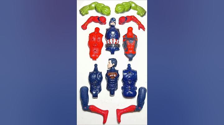 Merakit Mainan Avengers, Spiderman Vs Captain America Vs Superman. #avengers #shorts #vs