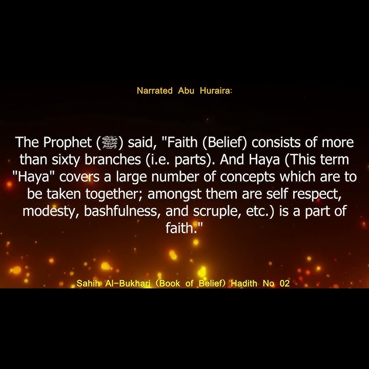 English Translation of Hadith 02 I Sahih Al-Bukhari I Book of Belief