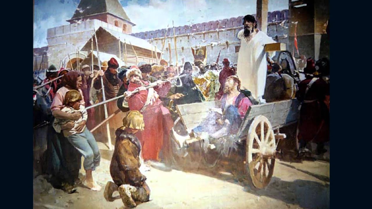 Казнь степана разина картина