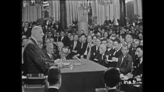 Conférence de presse GENERAL DE GAULLE 9 septembre 1965  - Archive vidéo INA