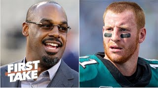 Donovan McNabb didn't owe Eagles fans an apology for Carson Wentz comments - Stephen A. | First Take