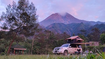 CAMPING BUKIT KLANGON DI KAKI MERAPI || Menu Bakmi Godog dan Belah Duren