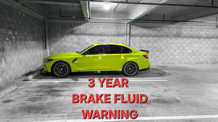 20,000 mile Brake fluid inspection. Should you replace your brake fluid according to iDrive ? #g80m3