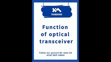 【ThinkMo】What is the optical transceiver used for/Cisco CCNA Technical Point Tutorial Collection