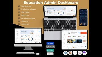 Education Admin Dashboard UI Kit Template