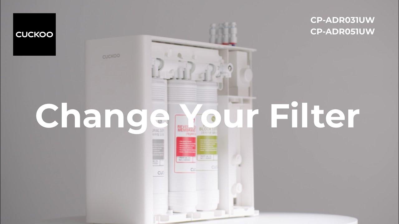 WATER FILTER REPLACEMENT INSTRUCTIONS (CPADR031UW / CPADR051UW) YouTube