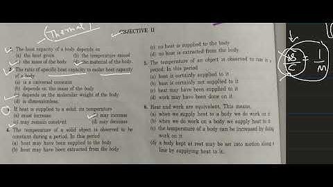OBJECTIVE-2-CALORIMETRY-HC VERMA PROBLEMS