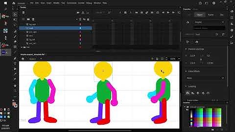 Using Layer Parenting to Rig a Simple Puppet in Animate 2022 (Part 1)