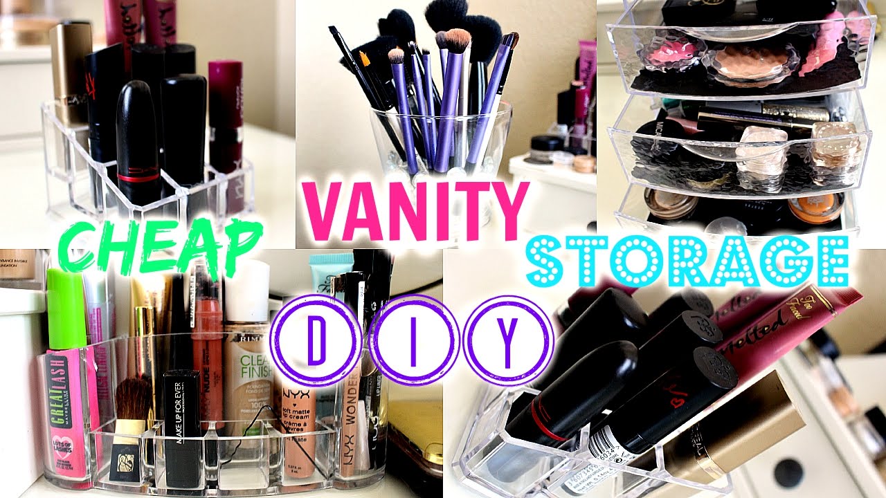 ✨Chanel inspired makeup cups✨  Diy makeup storage, Makeup organization  diy, Diy makeup vanity
