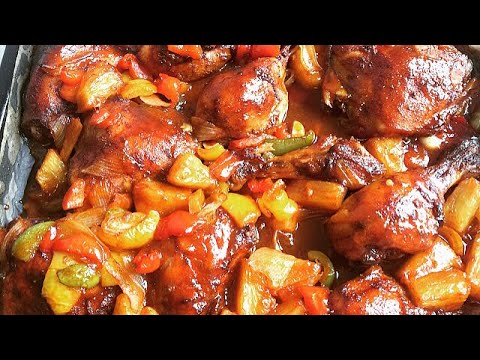 Oven Baked Chicken | How To Make Yummy Pineapple Baked Chicken😋